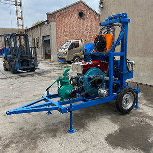 Heißer Verkauf: Kleine Mobile Anhänger-Bohrmaschine für Brunnenbohrungen (Hydraulisch, bis 100m, 150m, 200m) - Product Image 5