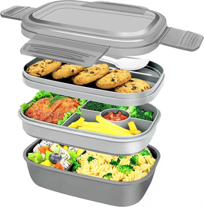 Lonchera Portátil de Alta Calidad, Apta para Microondas, para Estudiantes y Trabajadores de Oficina, Contenedor Sellado para Frutas y Ensaladas, Recipiente para Calentar Alimentos - Product Image 5