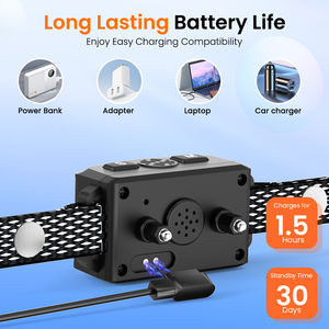 TIZE-<span class=keywords><strong>Collar</strong></span> de Entrenamiento Ultrasónico para Perro, Dispositivo con Sensores Duales, Recargable, Pitido Seguro, Vibración, Descarga Eléctrica, para Dejar de Ladrar - Product Image 4