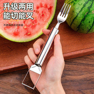 Abridor de sandía de acero inoxidable con mango extendido, cortador de frutas que ahorra trabajo para uso en la cocina - Product Image 3