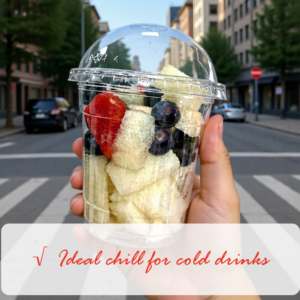 Vasos de Plástico Transparente de 6 oz y 90 mm de Diámetro para Café Helado, Té y Smoothies, Desechables, Ecológicos, Personalizados de Fábrica con Logotipo Personalizado - Product Image 5