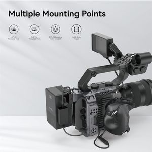 Kit de Jaula para Cámara SMALLRIG para <span class=keywords><strong>Sony</strong></span> <span class=keywords><strong>FX6</strong></span>, Jaula Compacta para <span class=keywords><strong>FX6</strong></span> con Placa de Batería V-Mount para Trípodes/Mano/Hombro -4124 - Product Image 6