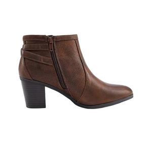 Stivali <span class=keywords><strong>Chelsea</strong></span> da <span class=keywords><strong>Donna</strong></span> in Camoscio Stile Cowboy con <span class=keywords><strong>Tacco</strong></span> Grosso, Zip Corta, Punta Chiusa, Leggeri, Fantasia Scozzese, Taglie Forti - Product Image 2