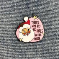 Père Noël Épingles En Émail Collection De Vacances Cadeaux Souvenir Accessoires Personnalisé En Alliage De Zinc Vintage Émaillé Père Noël Épinglettes