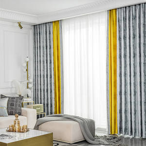 Nuove <span class=keywords><strong>Tende</strong></span> Oscuranti Moderne Europee di Lusso con Occhielli e Perline, Alta Qualità, Tessute con Tasca, per Soggiorno, 280cm, Protezione UV - Product Image 3