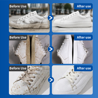 DAAN Waterless Foam Care 200ml Flacon et bouchon en mousse Nettoyant pour chaussures blanches pour baskets et chaussures de sport blanches