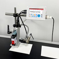 Mini Impresora de Códigos QR para Cajas de Cartón, Impresora de Inyección de Tinta Térmica con Cinta Transportadora