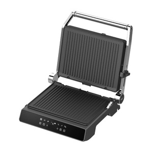 Grille électrique en acier inoxydable <span class=keywords><strong>Plaque</strong></span> <span class=keywords><strong>de</strong></span> revêtement antiadhésive Grille <span class=keywords><strong>d</strong></span>étachable à 4 tranches Grille <span class=keywords><strong>de</strong></span> contact avec contrôle <span class=keywords><strong>de</strong></span> la température NTC - Product Image 5
