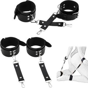 Europese punk dame lederen niet-mainstream bindend handgebakken harnas SM anale seks gothic creatieve trend bondage handboeien halsband - Product Image 1