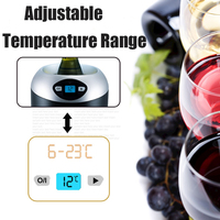 Nouveauté Refroidisseur à vin domestique électrique Température ajustée Aucun déversement Refroidisseur à vin pour boire