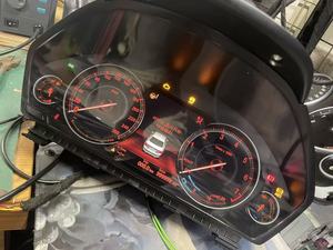 Per BMW 2009 2016 semi-LCD cruscotto aggiornamento utilizzato per F10 X4 F25 Retrofit ricambi <span class=keywords><strong>Auto</strong></span> M5 puntatore digitale su larga scala - Product Image 2