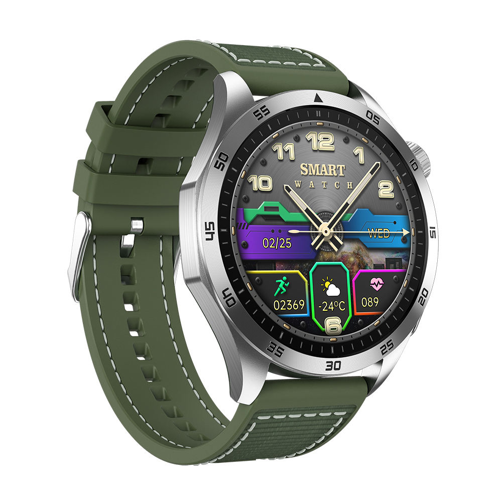 Reloj inteligente de acero inoxidable Ecg Hrv, control del ritmo cardíaco,  reloj inteligente Amoled, función de llamada Sos Bt, relojes de pulsera