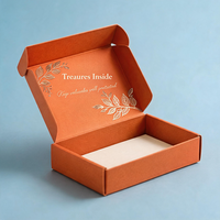 Boîte d'emballage cadeau en carton ondulé personnalisée, boîtes d'expédition de courrier de marque, boîtes d'emballage de courrier personnalisées imprimées avec logo
