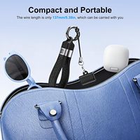 Câble USB-C OTG mâle-mâle, adaptateur USB4, prend en charge la charge 240W/le transfert de données 80 Gbps/la vidéo 16K60Hz