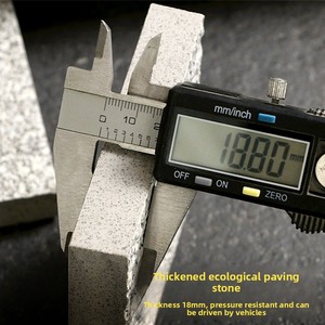 Piedras de Pavimento de Cerámica Ecológicas <span class=keywords><strong>Wow</strong></span> para Patios Rurales Exteriores - Baldosas de Cerámica de Cuarzo con Superficie Mate Antideslizante de 12/18 mm de Espesor - Product Image 3
