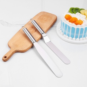 8-Inch Tại Chỗ Tinh Khiết Thép Không Gỉ Kem Thìa Với Treo Lỗ Hộ Gia Đình Bánh Trang Trí Mứt Bơ Thìa - Product Image 2