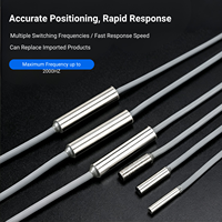 Interrupteur de proximité miniature en acier inoxydable D, type de séparation M3 M4 M5, IP67, haute fréquence 2000Hz pour machine CNC