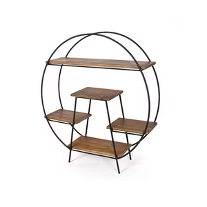 Estantería moderna de madera hecha a mano, minimalista, de varios niveles, para organizar libros y decoración del hogar. - Product Image 2