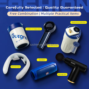 Masajeador de cuello de lujo personalizable con ventilador plegable, logotipo corporativo, conjunto de regalo de oficina promocional, personalización de fábrica - Product Image 5