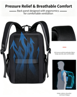 Sac à dos pour ordinateur portable, personnalisé, nouveau design, pour hommes, durable, imperméable, pour voyages, école, affaires, sport, étudiants