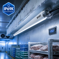 Éclairage LED Tri-proof SHIZI IP69K étanche pour entrepôts frigorifiques et chaîne du froid, éclairage industriel fiable à basse température, vente en gros OEM