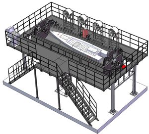 Lò Rock N Roll Rotomolding Máy Cho Làm Cho Kayak - Product Image 1