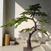 Arbre Bonsaï en Pin Artificiel en Plastique Personnalisable pour les Décorations de Remise de Diplôme, de Noël et du Nouvel An