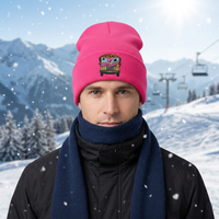 Bonnet en acrylique uni tricoté chaud unisexe avec logo personnalisé brodé pour homme et femme, collection hiver 2026, vente en gros à prix abordable