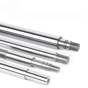Eje de movimiento lineal flexible de acero hidráulico, varilla de engranaje CK45 42CrMo cromada, alternativa duradera a Misumi para caja de engranajes - Product Image 1