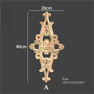 Decorazioni <span class=keywords><strong>da</strong></span> <span class=keywords><strong>parete</strong></span> in legno per la lavorazione del legno CNC onlay e Appliques decorazioni Decorative per porte in legno intagliate - Product Image 4
