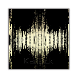 لوحة فن تجريدي مزخرفة من القماش مع رقاقات - Product Image 3