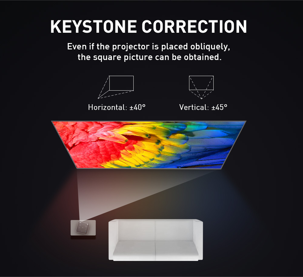 [YIDAHAI P11]55 ANSI LUMENS LED+DLP Mini pocket battery smart AI Theater Wireless wifi digital portable Projector