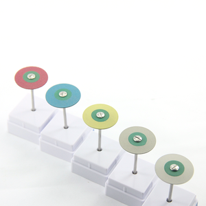 Mola Diamantata Impregnata di Gomma, Testa Lucidante Gialla a Grana Extra Fine e Frese di Precisione per Uso in Laboratorio Odontotecnico - Product Image 4