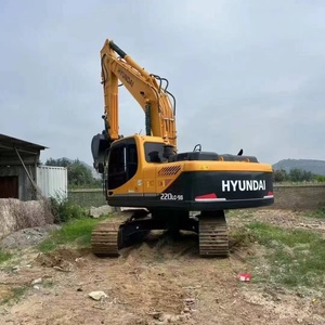 Excavadora de cadenas usada Hyundai 220LC-9S original para grandes sitios de construcción, excavadora usada a precios bajos - Product Image 2
