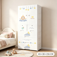 Armoire en plastique pour bébé, 5 tiroirs, petite armoire, armoire bébé, rangement pour jouets, vêtements, articles divers, organisateur de rangement