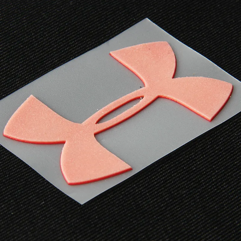 사용자 정의 인쇄 3D 로고 실리콘 열전달 인쇄 라벨 의류 의류 DIY 열 전송 뜨거운 철 스티커