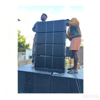 Système de sonorisation professionnel Line Array à haute efficacité, double haut-parleur 10 pouces, deux voies, 1400W, pour spectacles de grande envergure