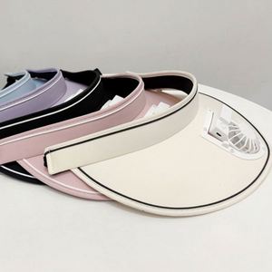 Casquette promotionnelle d'été à visière large et ouverte, avec logo personnalisé, chargement USB et ventilateur intégré, idéale pour l'extérieur - Product Image 6