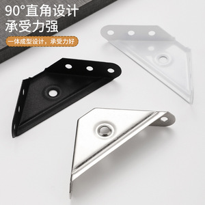 Conector Triangular para Muebles de Acero Inoxidable Niquelado para Soporte de Armario - Product Image 5