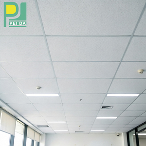 Plaques de <span class=keywords><strong>plafond</strong></span> en fibres minérales <span class=keywords><strong>600x600</strong></span>, plafonds acoustiques artistiques avec design perforé - Product Image 1