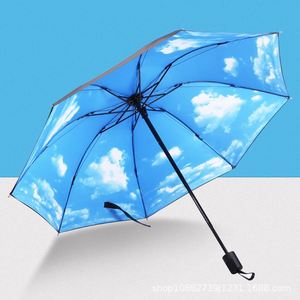 Paraguas Plegable Automático de Alta Calidad, Económico, Mini, Pequeño, Resistente al Viento, Protección Solar UV para Bodas - Product Image 5