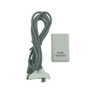 Pour manettes sans fil <span class=keywords><strong>Xbox</strong></span> <span class=keywords><strong>360</strong></span>, kit de <span class=keywords><strong>batterie</strong></span> <span class=keywords><strong>rechargeable</strong></span> 4800mAh avec câble de charge - Product Image 5