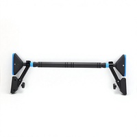 Barre de traction robuste pour porte, structure triangulaire portable à double verrouillage, pour fitness à domicile