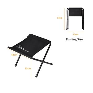 Chaises pliantes en acier pour pique-nique de voyage et de plage, pour la pêche, <span class=keywords><strong>ultra</strong></span> légères, pour le camping Mazar - Product Image 2