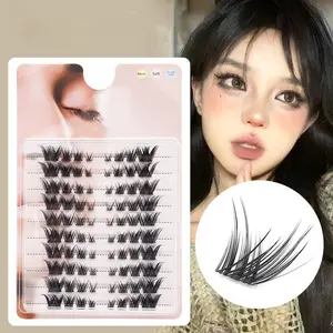 Bán buôn cụm lông mi Kit DIY cá nhân mở rộng lông mi cụm Foxy cánh cụm lông mi