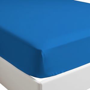 Fitted <b>Sheet</b> 100% Cotton Avio Color German <b>Single</b> <b>Bed</b> 90x200cm - Product Image 3