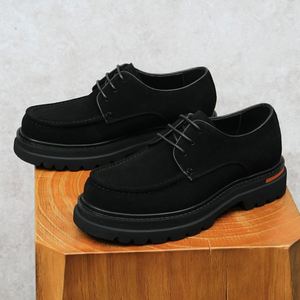Zapatos de Vestir Formales de Negocios para Hombre, Estilo Inglés, de Alta Gama, Hechos a Mano, con Grabado en Brocado y Cuero, con Puntera Ancha, para Bodas - Product Image 5