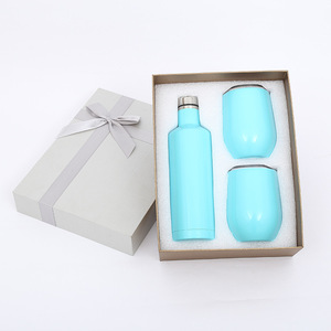 WeVi personalizado regalo de Navidad 12oz doble pared aislado al vacío <span class=keywords><strong>termo</strong></span> <span class=keywords><strong>vaso</strong></span> de botella de la caja de regalo - Product Image 1