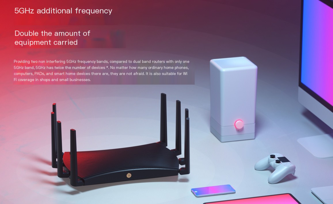 TP-LINK TL-XTR8488 Easy Turbo AX8400 Wi-Fi 6 トリプル周波数