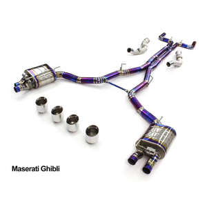Sistema de escape de titanio AKS para <span class=keywords><strong>Maserati</strong></span> <span class=keywords><strong>Ghibli</strong></span> Catback System - Product Image 1